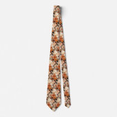 Heren stropdas | Bloemenhalsdoek voor bruiloft en (Voorkant)