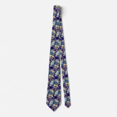 Heren stropdas | Bloemenhalsdoek voor bruiloft en (Voorkant)
