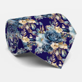 Heren stropdas | Bloemenhalsdoek voor bruiloft en (Opgerold)