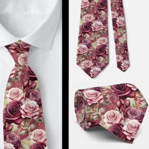 Heren stropdas Bloemenhalsdoek voor bruiloft en
