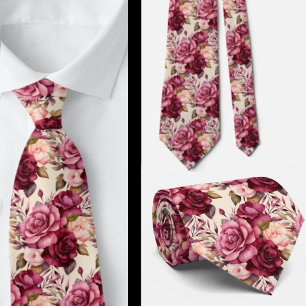 Heren stropdas   Bloemenhalsdoek voor bruiloft en 