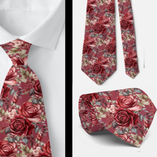 Heren stropdas Bloemenhalsdoek voor bruiloft en