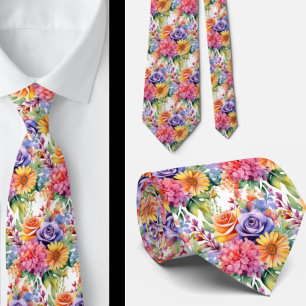 Heren stropdas Bloemenhalsdoek voor bruiloft en