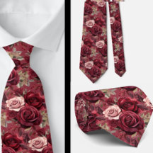 Heren stropdas | Bloemenhalsdoek voor bruiloft en 