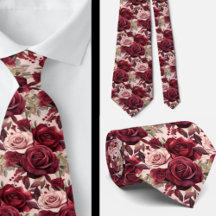Heren stropdas | Bloemenhalsdoek voor bruiloft en 
