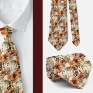 Heren stropdas Bloemenhalsdoek voor bruiloft en
