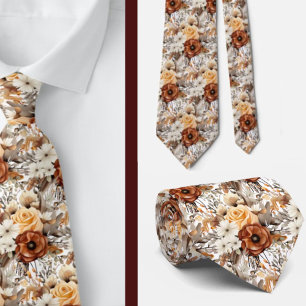 Heren stropdas Bloemenhalsdoek voor bruiloft en