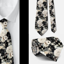 Heren stropdas | Bloemenhalsdoek voor bruiloft en 