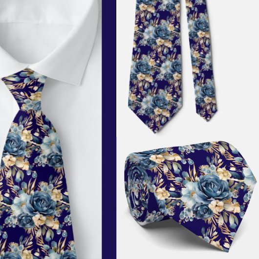 Heren stropdas | Bloemenhalsdoek voor bruiloft en