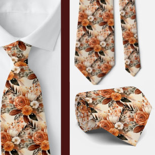 Heren stropdas Bloemenhalsdoek voor bruiloft en