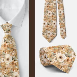 Heren stropdas Bloemenhalsdoek voor bruiloft en