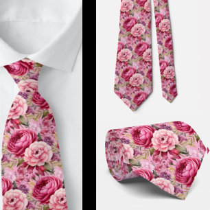 Heren stropdas Bloemenhalsdoek voor bruiloft en