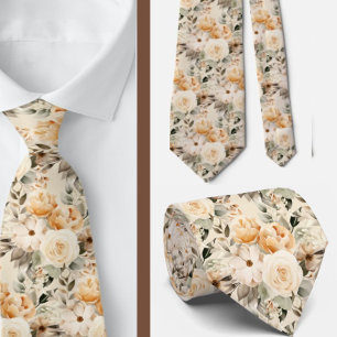 Heren stropdas Bloemenhalsdoek voor bruiloften e