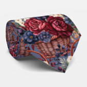 Heren stropdas | Bruiloft & evenement bloemenkraag (Opgerold)