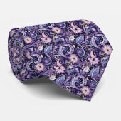 Heren stropdas met paisleyprint (Opgerold)