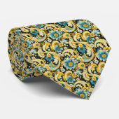 Heren stropdas met paisleyprint (Opgerold)