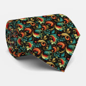 Heren stropdas met paisleyprint (Opgerold)