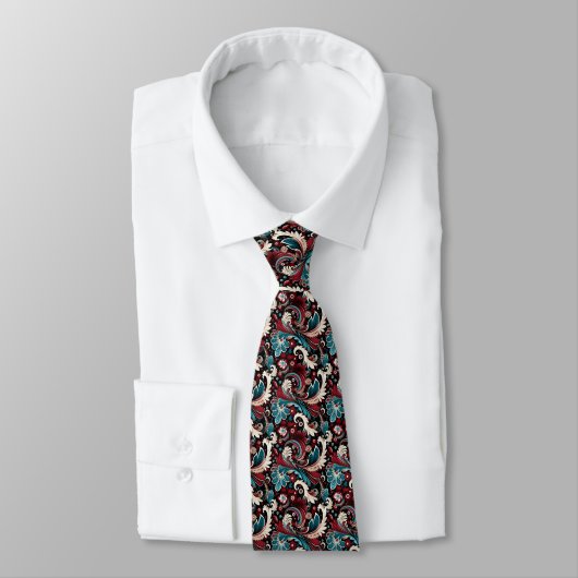 Heren stropdas met paisleyprint (Gebonden)
