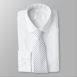 Heren stropdas met polka stippen