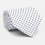 Heren stropdas met polka stippen (Opgerold)