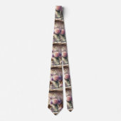 Heren stropdas | Trouw & Event bloemstuk halsdas (Voorkant)