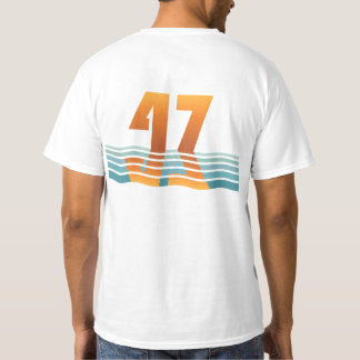 Heren Sunset 47 Tweezijdig Waarde T-shirt