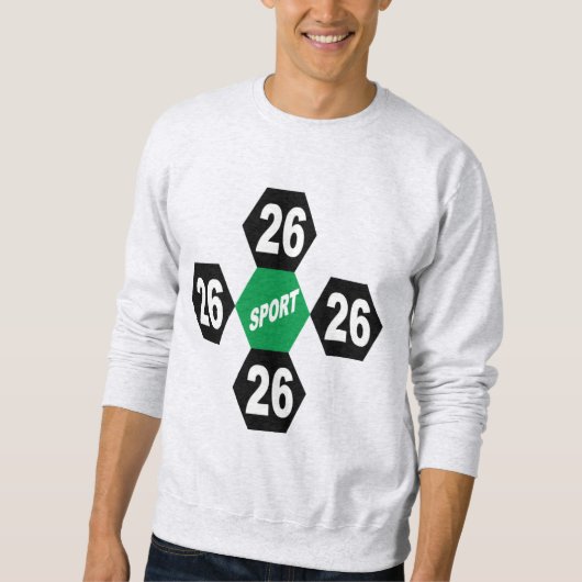 Heren sweatshirt as  DESIGN  SPORT  26 (Voorkant)