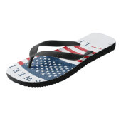 Heren Sweet Land of Liberty teenslippers (Schuin)