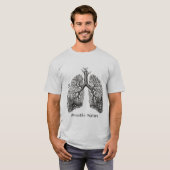 Heren T-shirt - Adem Natuur (Voorkant volledig)