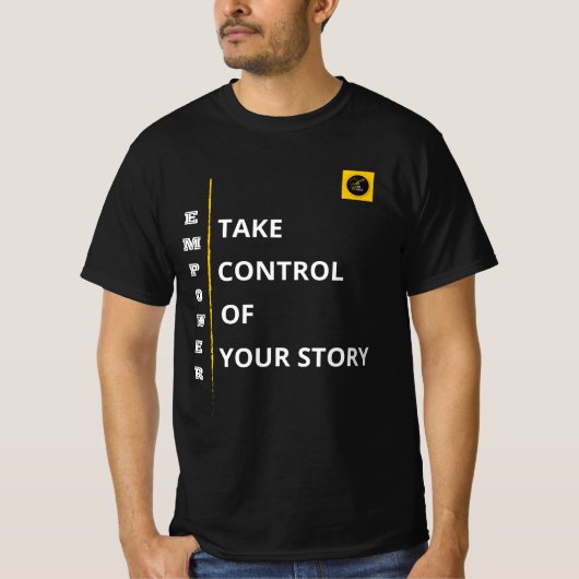 Heren T-shirt - Empower Vibe (Voorkant)