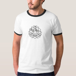 Heren T-shirt Geometrische Zeshoek en Stijlvolle '