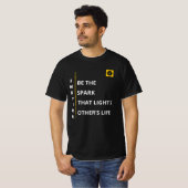Heren T-shirt - Inspireer Vibe (Voorkant volledig)