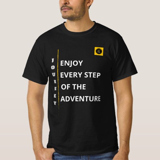 Heren T-shirt - Journey Vibe (Voorkant)
