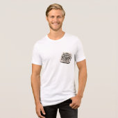 Heren T-shirt met een coole inscriptie (Voorkant volledig)