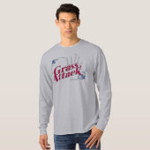 Heren T-shirt met lange mouwen (Voorkant volledig)