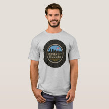 Heren t-shirt met NEW Rubber City Resistance logo