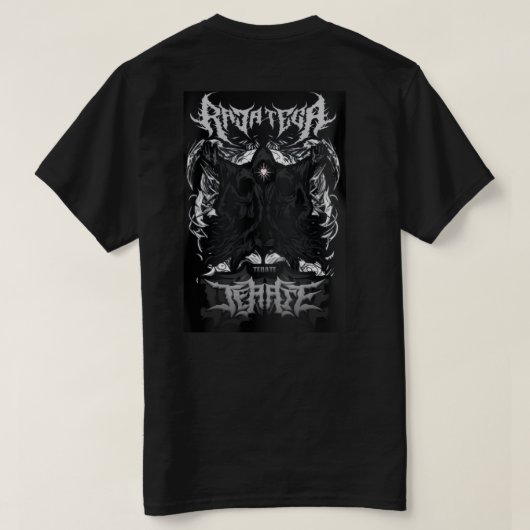 heren t-shirt met ontwerp (Design achterkant)