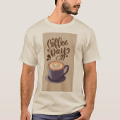 heren t-shirt met ontwerp (Voorkant)