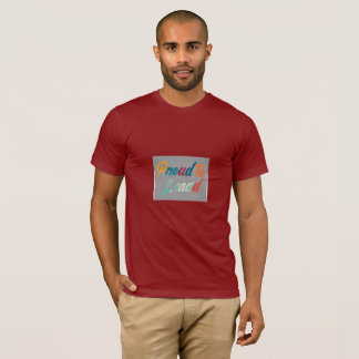 Heren T-shirt met ontwerp van "Trotse Leider"