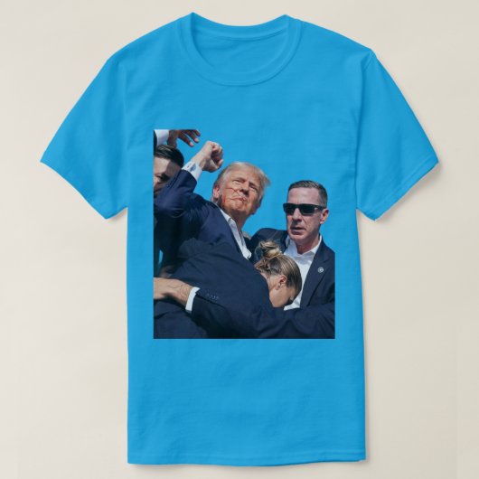 Heren T-shirt met Trump's afbeelding (Design voorkant)