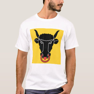 Heren T-shirt met vlag van kanton Uri, Zwitserland