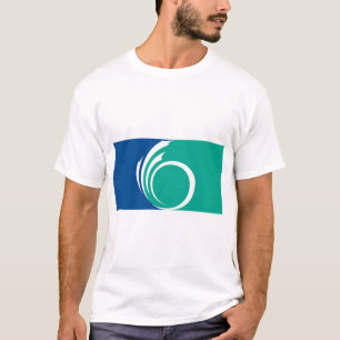 Heren T-shirt met vlag van Ottawa, Canada