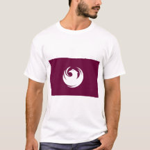 Heren T-shirt met vlag van Phoenix City, Arizona