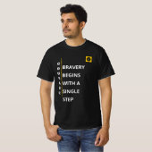 Heren T-shirt - Moed Vibe (Voorkant volledig)