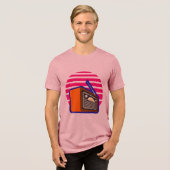 Heren T-shirt Retro Radio Vintage (Voorkant volledig)