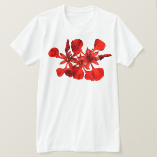 Heren T-shirt Royal Poinciana Bloem
