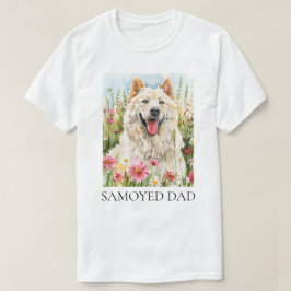 Heren T-shirt – Samoyed vader shirt voor hondenlie