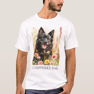 Heren T-shirt – Schipperke-vader shirt voor honden