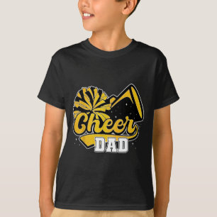 Heren T-shirt Trots Cheer Papa Favoriete Cheerlead