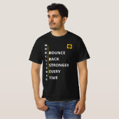 Heren T-shirt - Weerstandsvermogen Vibe (Voorkant volledig)